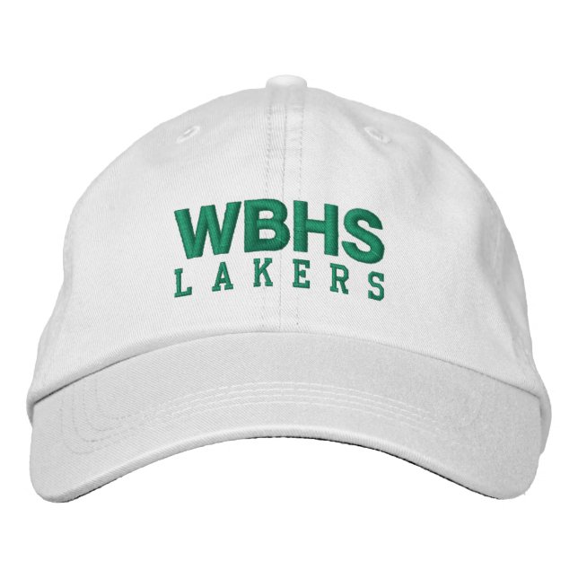 West Bloomfield High School Baseball Hat Bestickte Baseballkappe (Vorderseite)