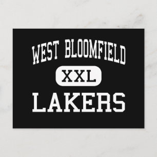 West Bloomfield - Lakers - Hoch - West Bloomfield Postkarte