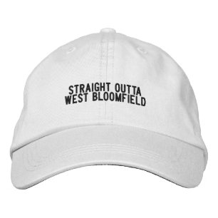 West Bloomfield Michigan Hat Bestickte Baseballkappe