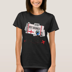 West Bromwich Girl West Bromwich Boarding Pass T-Shirt