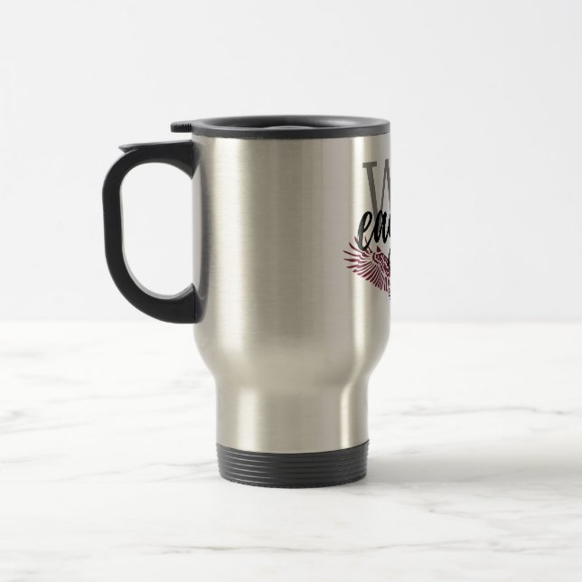 West Carroll Eagles Travel Mug Reisebecher (Links)