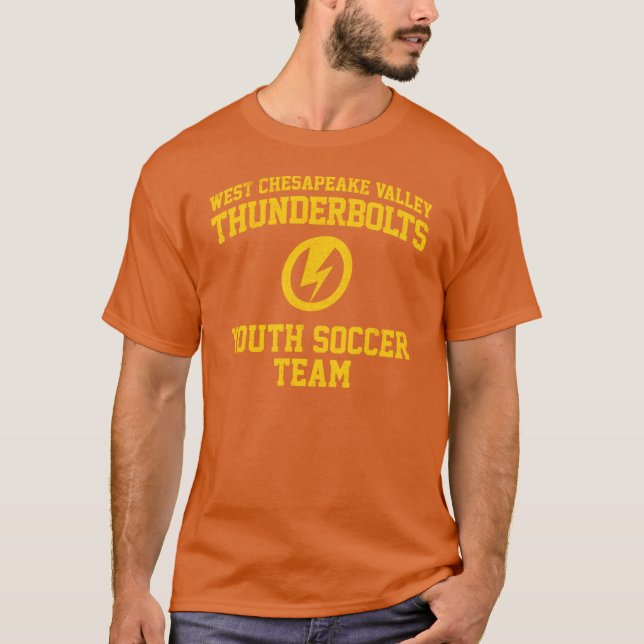 West Chesapeake Valleyhunderbolts Youth Soccer vin T-Shirt (Vorderseite)
