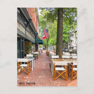 West Chester Innenstadt Postkarte
