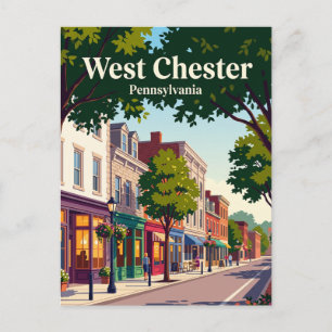 West Chester, Pennsylvania Postkarte