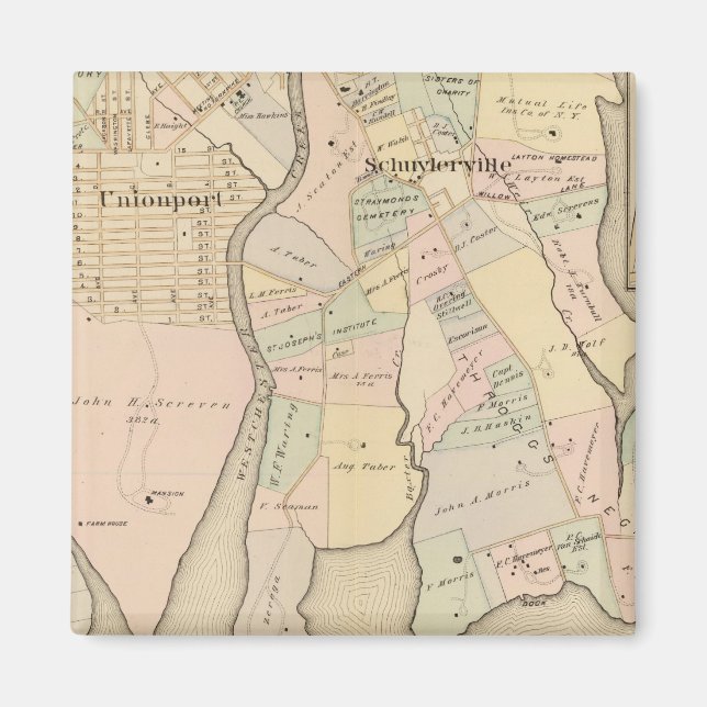 West Chester, Schuylerville, New York Magnet (Vorne)