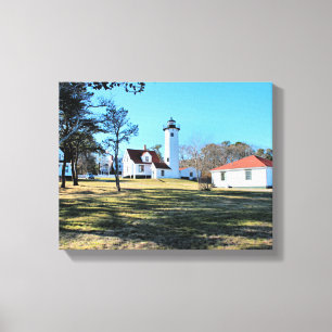 West Chop Lighthouse Marthas Vineyard Canvas Print Leinwanddruck