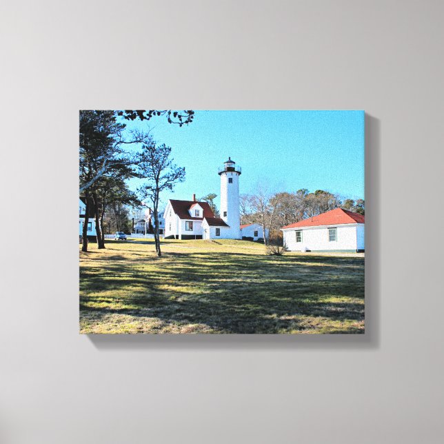 West Chop Lighthouse Marthas Vineyard Canvas Print Leinwanddruck (Vorderseite)