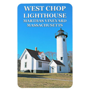 West Chop Lighthouse Marthas Vineyard Flexi Magnet