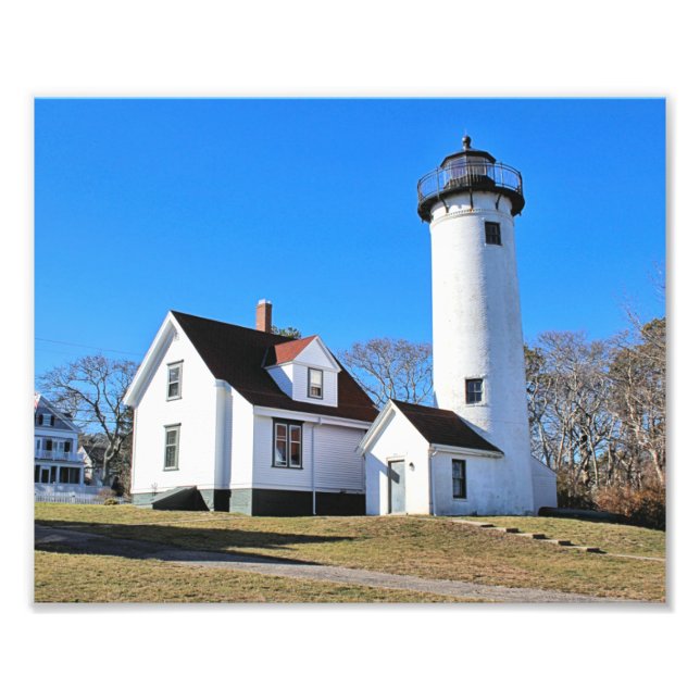 West Chop Lighthouse, Marthas Vineyard Foto Print (Vorne)