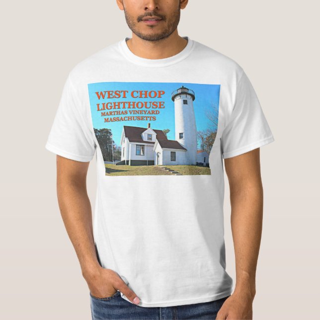 West Chop Lighthouse, Marthas Vineyard T - Shirt (Vorderseite)
