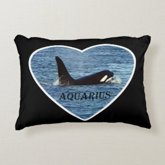 West Coast Killer Whale Aquarius Anpassbar Dekokissen