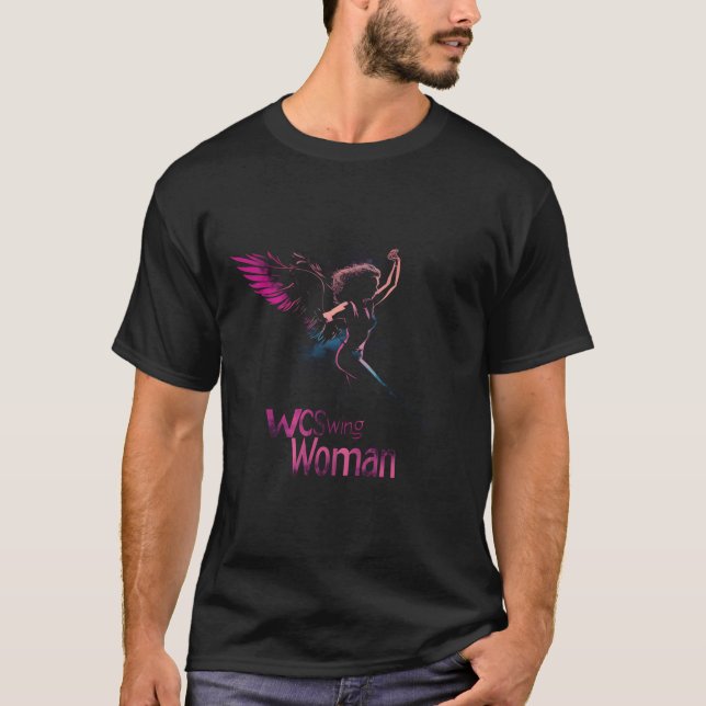 West Coast Swing Wing Frau T-Shirt (Vorderseite)