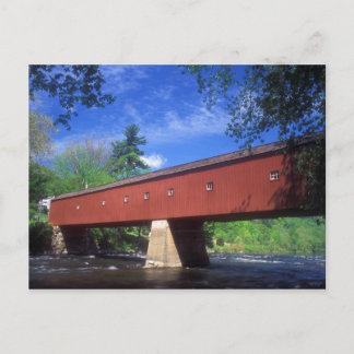 West Cornwall Covered Bridge Postkarte