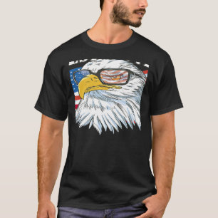 West covina Eagbird American flag USA city T-Shirt