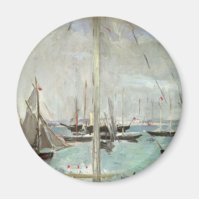 West Cowes, Isle of Wight von Berthe Morisot Magnet (Vorne)