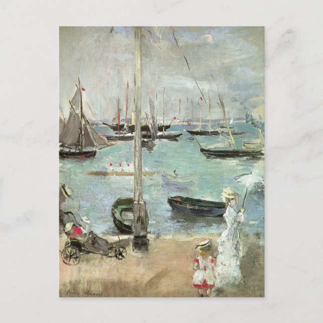 West Cowes, Isle of Wight von Berthe Morisot Postkarte (Vorderseite)