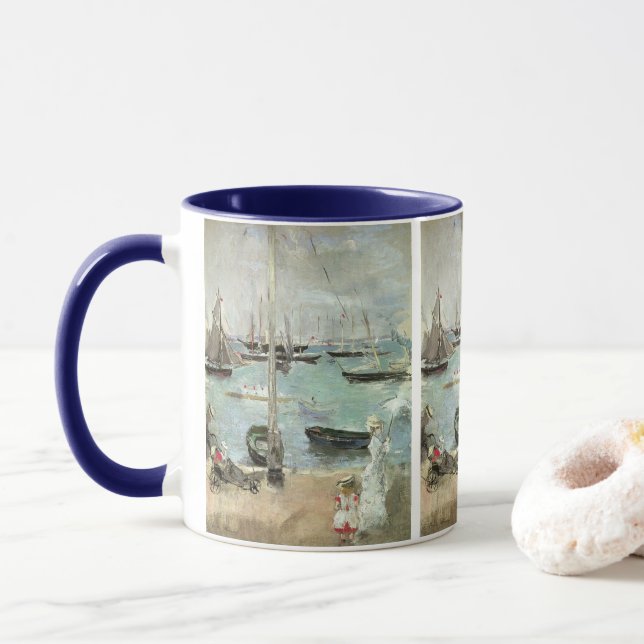 West Cowes, Isle of Wight von Berthe Morisot Tasse (Mit Donut)