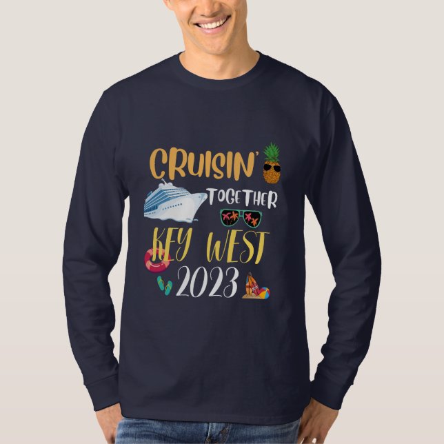West Cruise 2025 Family Friends Group Travel T-Shirt (Vorderseite)