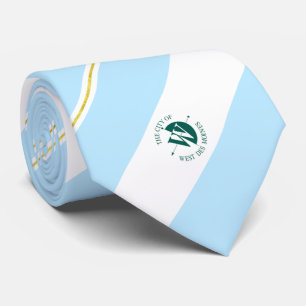 West Des Moines (Iowa) Stadtflagge Neck Tie Krawatte