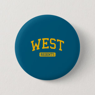 West High School HS Madison WI Uni-Sport  Button