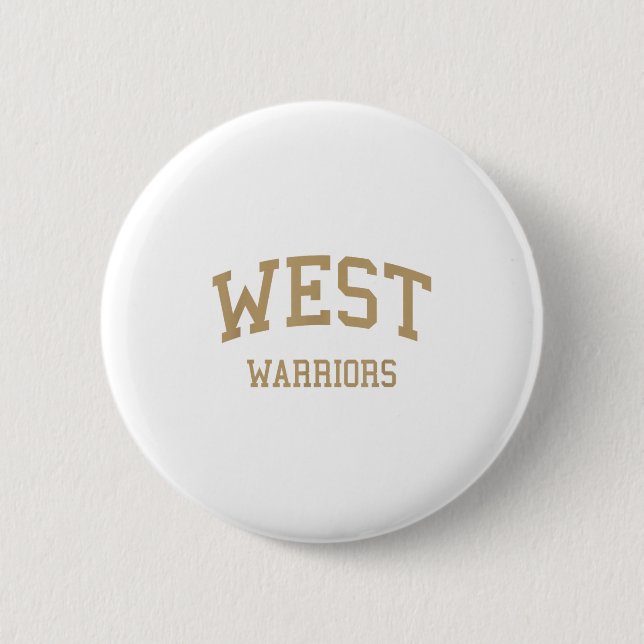 West High School Hs Torrance Ca Retro Sports Button (Vorderseite)