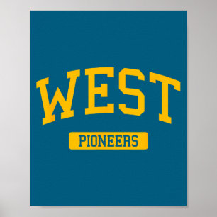 West High School HS Wichita KS Uni-Sport  Poster