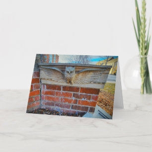 "West High School Owl" Dankeschön Karte