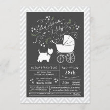West Highland Terrier Baby Shower Gender Neutral