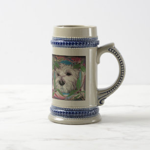 West Highland Terrier Bierglas
