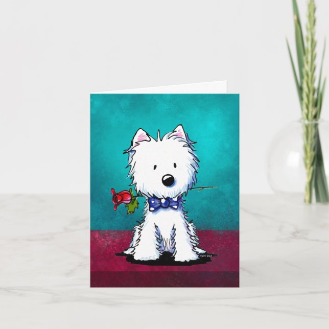 West Highland Terrier Card Karte (Vorderseite)