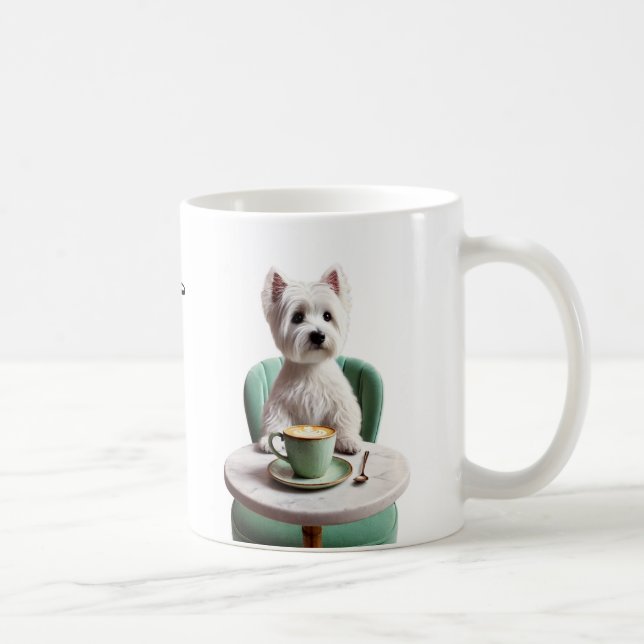 West Highland Terrier Coffee Tasse (Rechts)