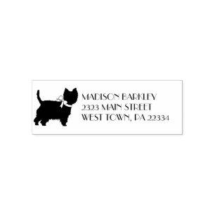 West Highland Terrier Dog Puppy Permastempel