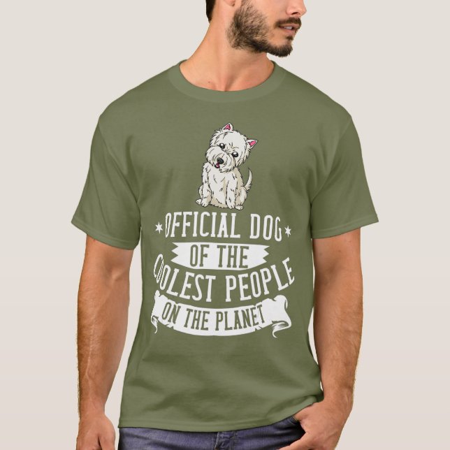 West Highland Terrier Dog Welppies Owner Lover T-Shirt (Vorderseite)