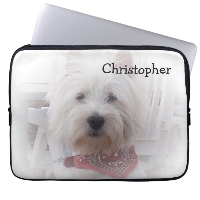West Highland Terrier Laptopschutzhülle (Vorderseite)