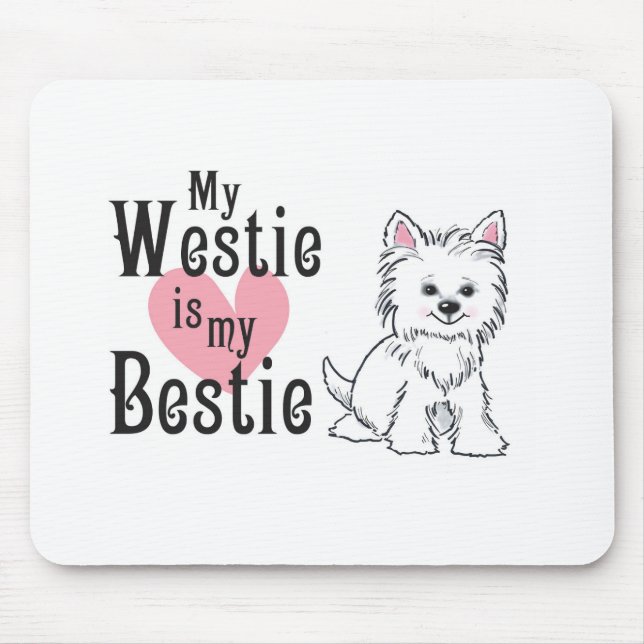 West Highland Terrier Mousepad (Vorne)