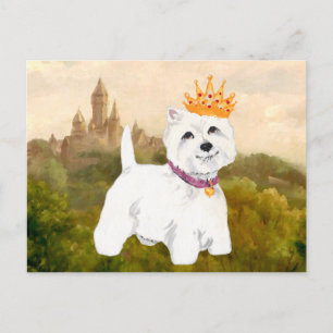 West Highland Terrier Princess / Prince Postkarte