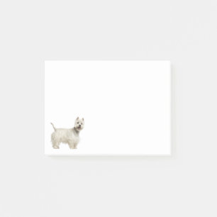 West Highland Terrier Welpen-Hundeliebe Post-it Klebezettel