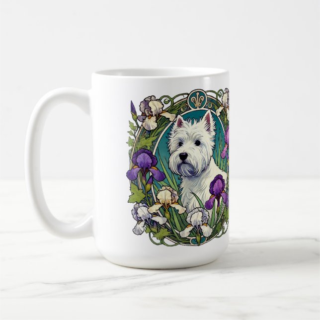 West Highland Terrier Westie Kaffeetasse (Links)