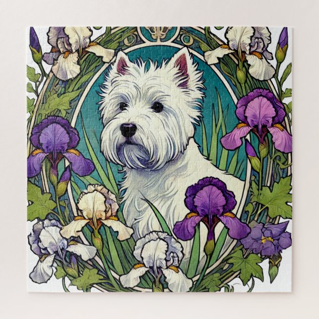 West Highland Terrier Westie                       Puzzle (Vertikal)