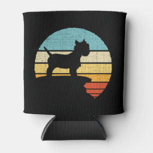 West Highland Terrier Westie Retro Vintag Dog Dosenkühler