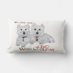 West Highland Terriers Mother Day Lendenkissen