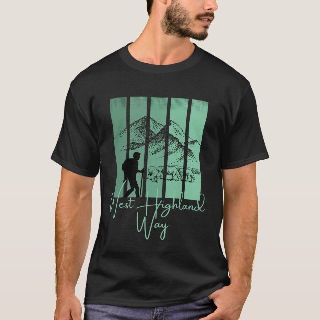 West Highland Way Scotland Edinburgh Aberdeen Loch T-Shirt (Vorderseite)