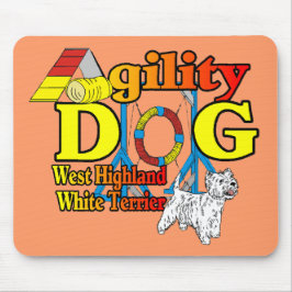 West_Highland_White_Terrier_Agility Mousepad