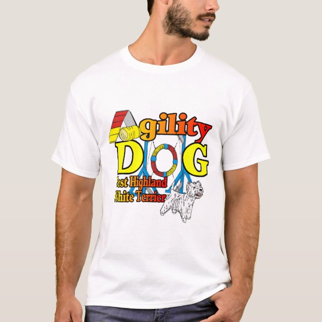 West_Highland_White_Terrier_Agility T-Shirt (Vorderseite)
