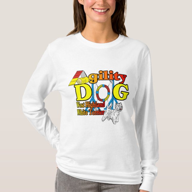 West_Highland_White_Terrier_Agility T-Shirt (Vorderseite)