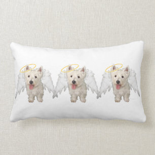 West Highland White Terrier Angels PILLOW Lendenkissen