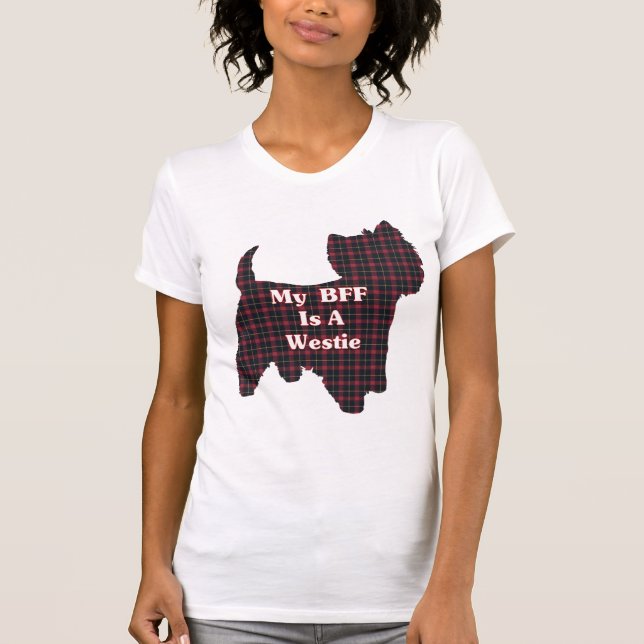 West Highland White Terrier BESTE FREUNDIN Geschen T-Shirt (Vorderseite)