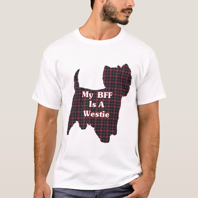 West Highland White Terrier BESTE FREUNDIN Geschen T-Shirt (Vorderseite)