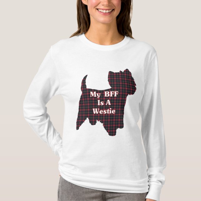 West Highland White Terrier BESTE FREUNDIN Geschen T-Shirt (Vorderseite)