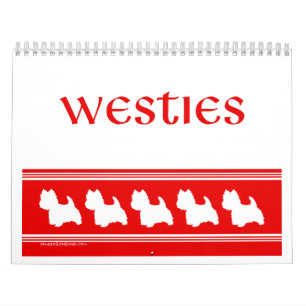 West Highland White Terrier CALENDAR Kalender